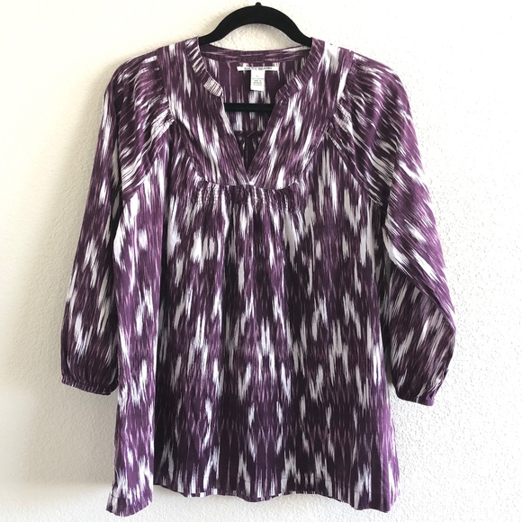 Lucky Brand Peasant Top - Picture 1 of 3